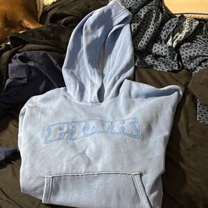 PINK Victoria's Secret Light Blue Hoodie